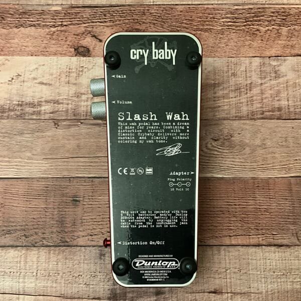 Dunlop SW95 Slash Signature Cry Baby Wah 2009 - Present - Red - Image 3