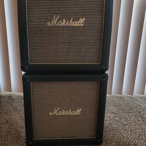 Marshall MG15MSZW ministack loaded with celestion G10 vintage
