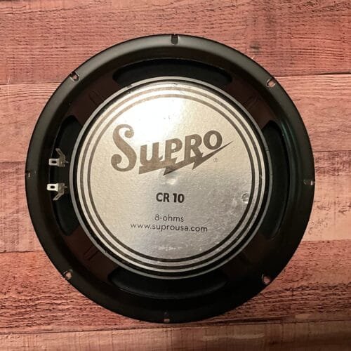 Supro CR10 8 Ohm 10" 75 Watt Vintage Flavored Guitar Amplifier Speaker