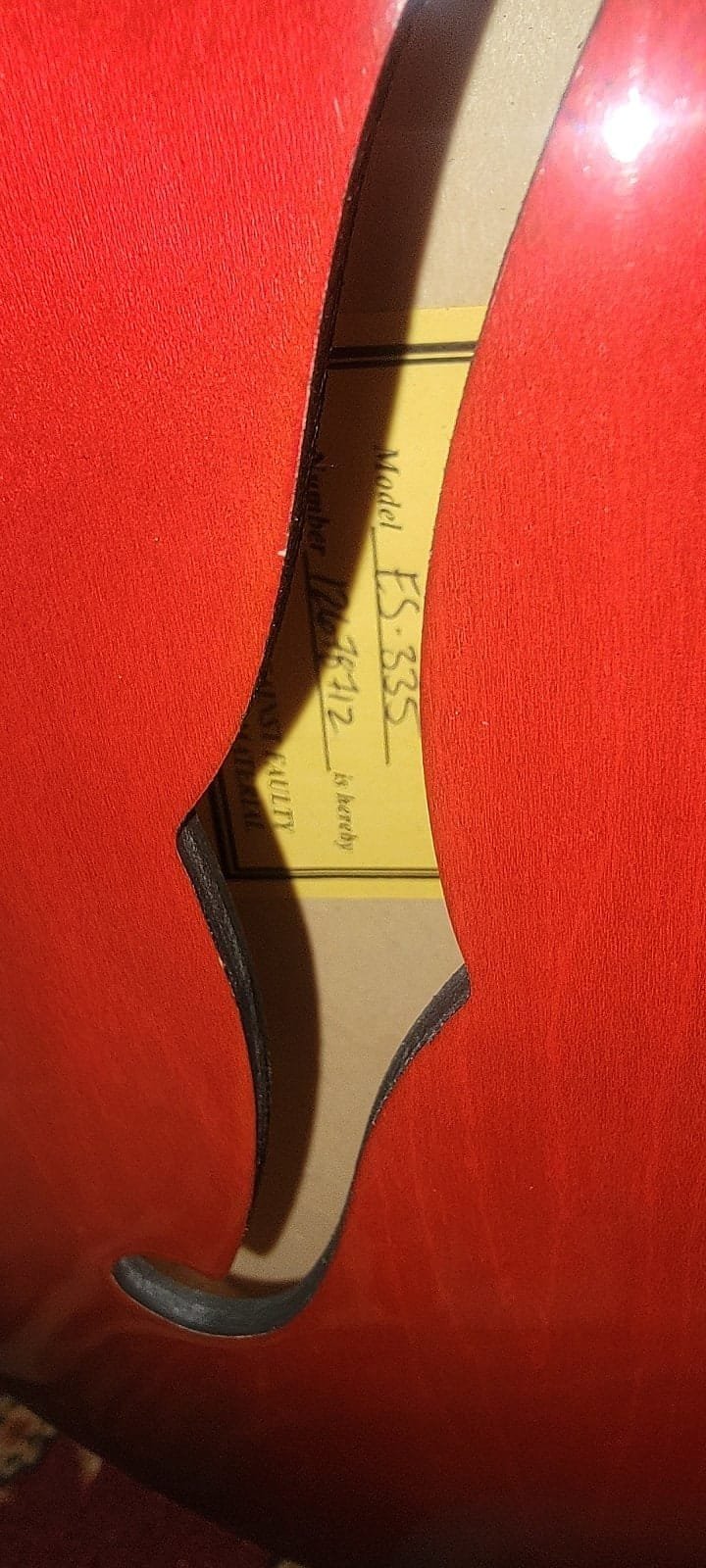 Gibson Memphis ES-335 Dot 2019 - limited edition Cherry Burst - Image 15