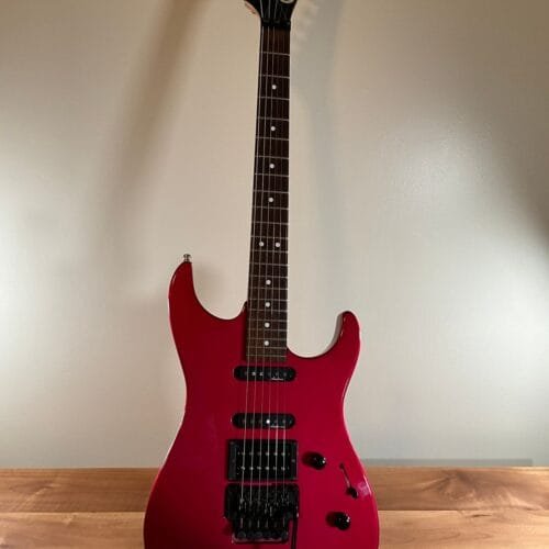 Charvel 375 Deluxe with Rosewood Fretboard 1989 - 1991 - Magenta
