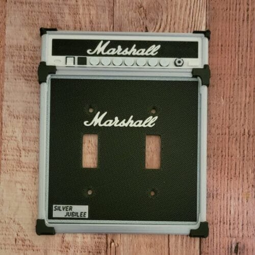 Marshall jubilee-inspired 2 switch wall plate Bbguitar 2024