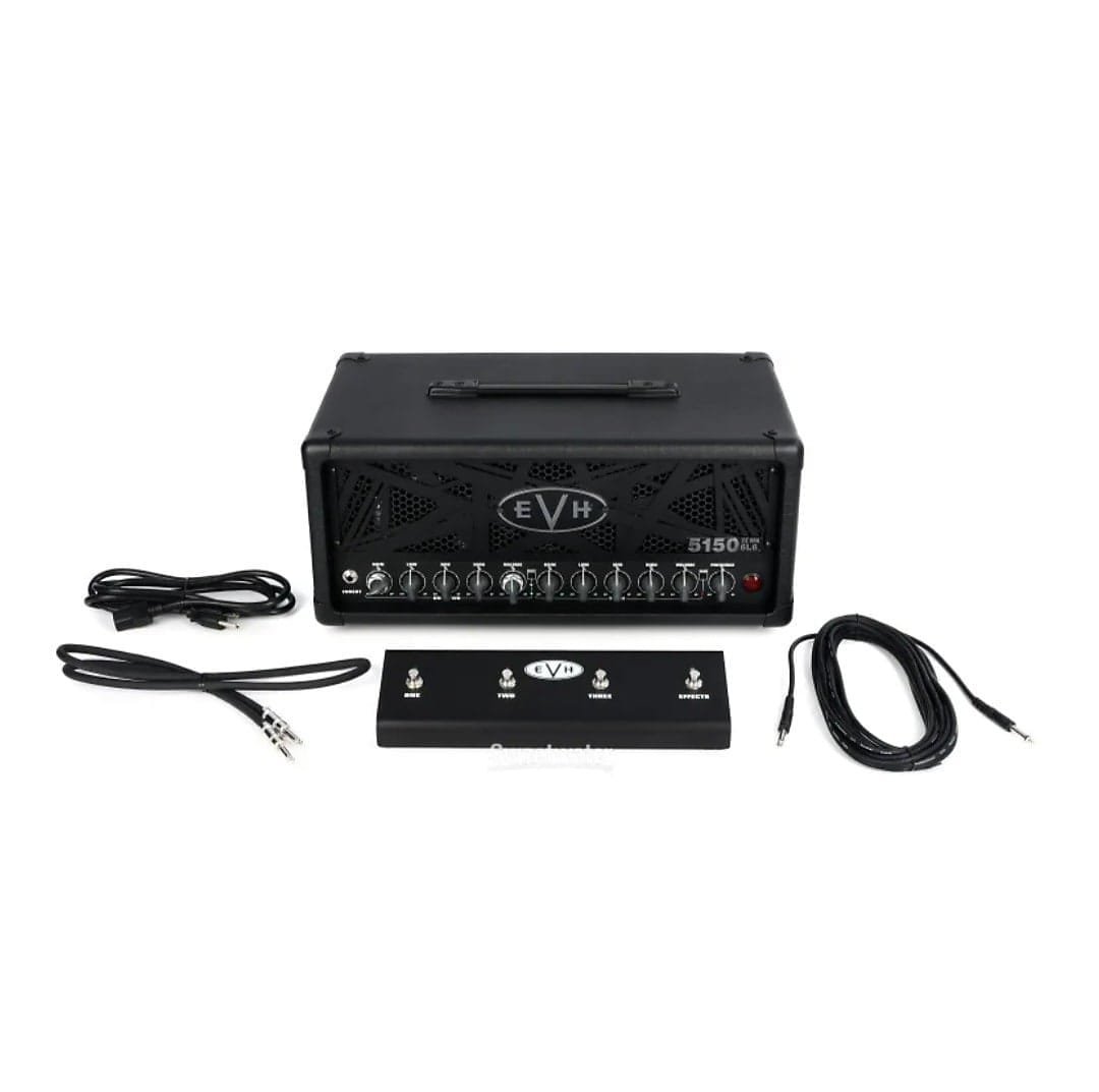 EVH 5150 III 50S 6L6 3-Channel 50-Watt Guitar Amp Head 2020 - Present - Stealth Black - Image 8