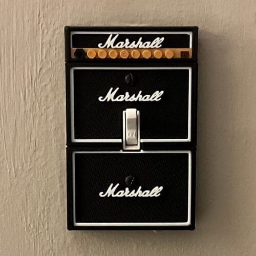 BB Guitar Marshall Ministack Light Switch Plate 2024 - Matted