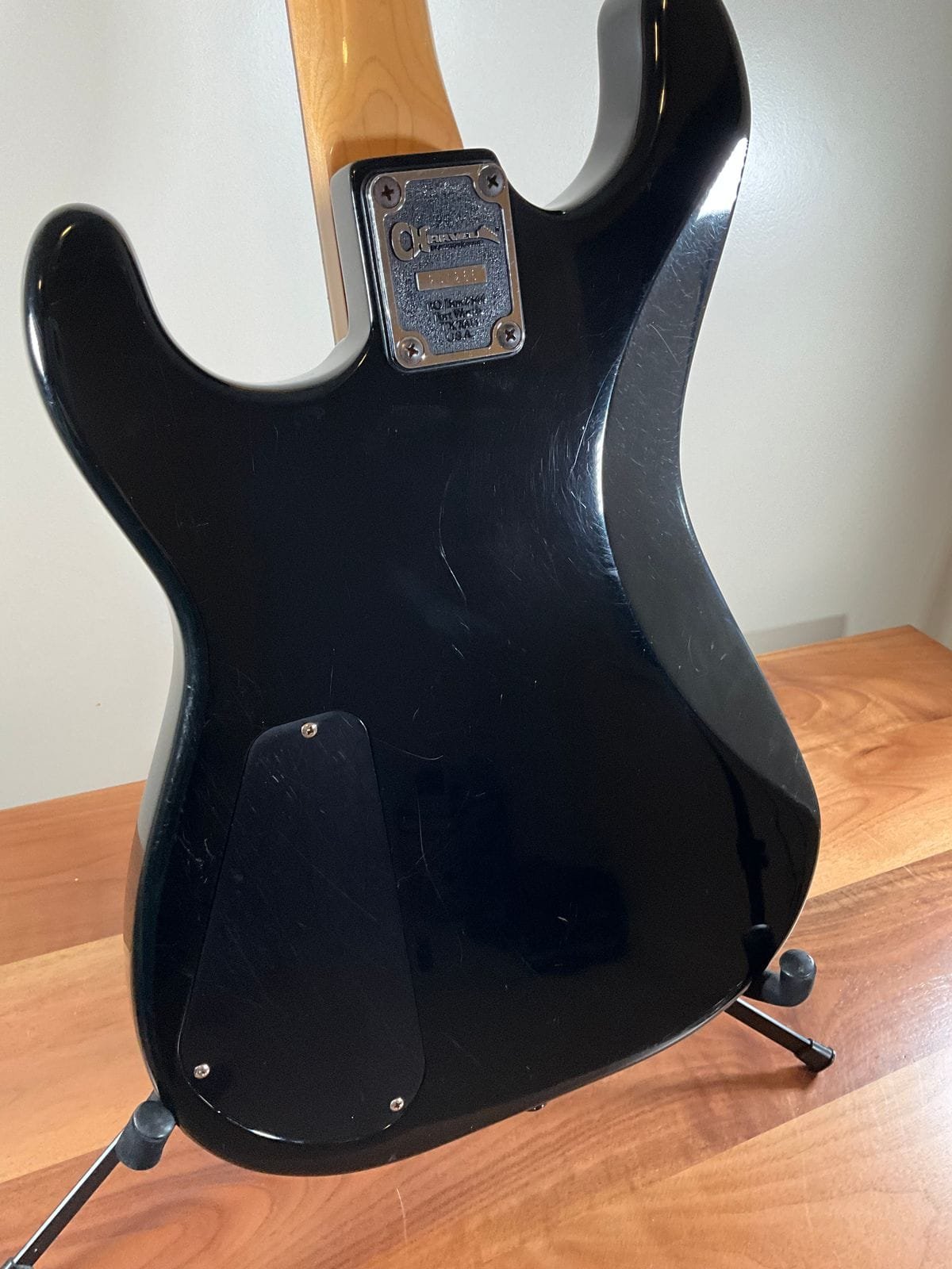 Charvel Model 4 HSS with Rosewood Fretboard 1986 - 1989 - Black - Image 11