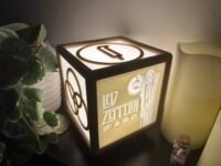 Hermit Wooden Lithophane Lantern