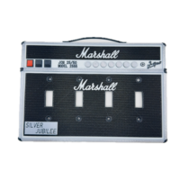 Marshall Silver Jubilee Inspired 4-Switch Plate
