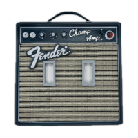 Blackface Champ Amp Inspired Switch Plate