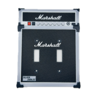 Marshall Silver Jubilee Inspired Double Switch Plate